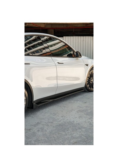 Tesla Model Y 2020-2025 Body Kit Seti Ön Lip Marşpiyel Difüzör Spoiler