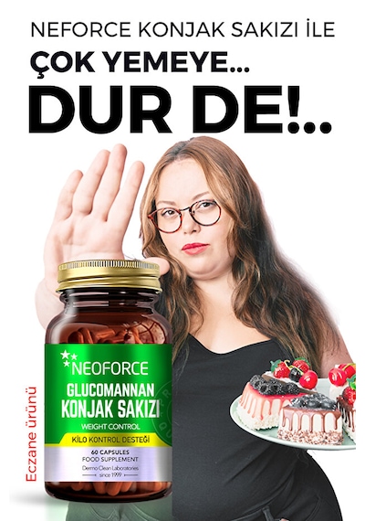 Neoforce Glucomannan Konjak Sakızı 60 Kapsül - Kilo Kontrol Desteği