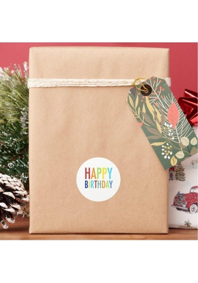 40 Adet 5 Cm Happy Birthday Doğum Günün Kutlu Olsun Hediyeler Için Çıkartma Sticker Etiket