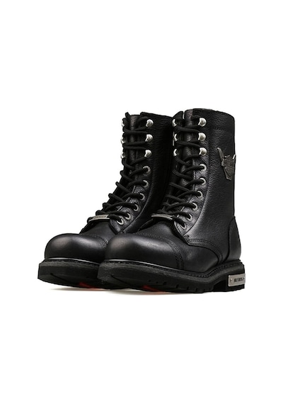 Harley Davidson Harley-davidson 025m100553 Colmar Erkek Bot - Siyah Baskılı Deri-siyah Baskılı Deri