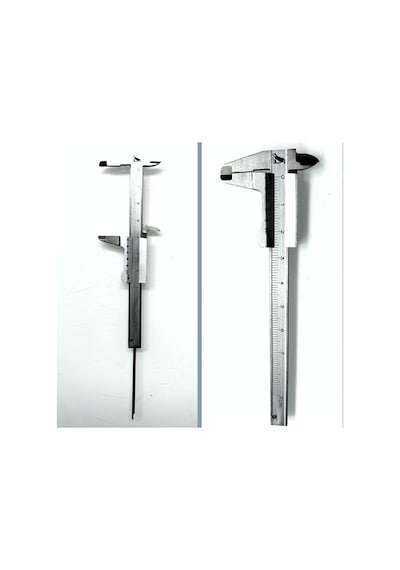 Omeniv Çelik Mini Kumpas Vernier Cetvel Kaliper Hassas Ölçüm Alet
