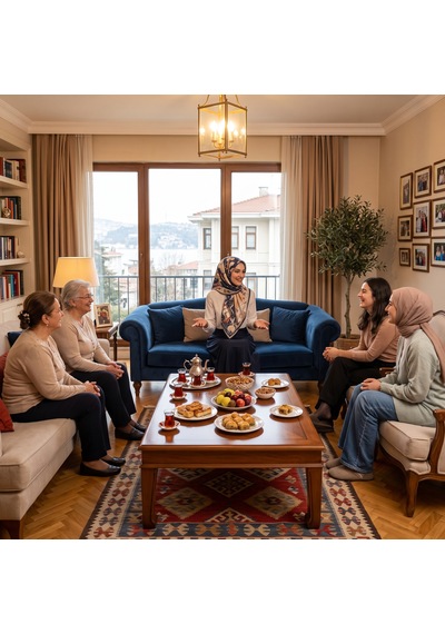 Zer Scarf Okyanus Desen Eşarp/omuz Şalı Krem