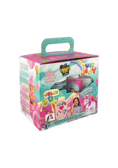 Tuban Tubi Jelly 3 Boyutlu Unicorn Figürleri 6 Renkli Jöle Oyun Seti Tu3328