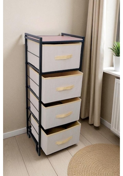 Digithome Metal 4 Çekmeceli Dolap Organizer Çok Amaçlı Düzenleyici Şifonyer Siyah Mrs-021 Kahverengi Digithome Metal 4 Çekmeceli Dolap Organizer Çok Amaçlı Düzenleyici Şifonyer Siyah Mrs-021 Kahverengi