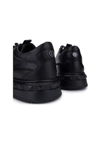 Tamer Tanca Erkek Hakiki Deri Siyah Deri Sneakers & Spor Ayakkabı 352 23159 Erk Ayk Sk25-26 Sıyah Dr Siyah
