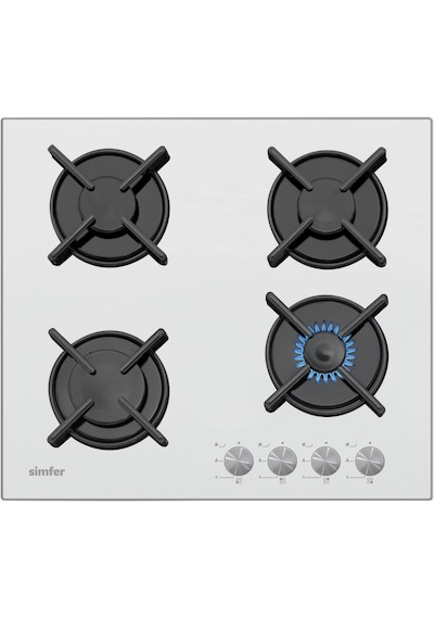 Simfer 3036 Set Üstü Ocak Beyaz