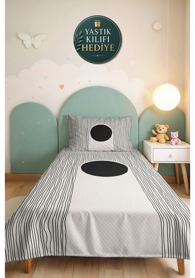 Siyah Geometrik Genç Odası Tek Kişilik Pike Takımı - Modern Çizgili 160x220 Cm Kapitone Yatak Örtüsü Kremamsı Halı Parıltısı Siyah Geometrik Genç Odası Tek Kişilik Pike Takımı - Modern Çizgili 160x220 Cm Kapitone Yatak Örtüsü Kremamsı Halı Parıltısı