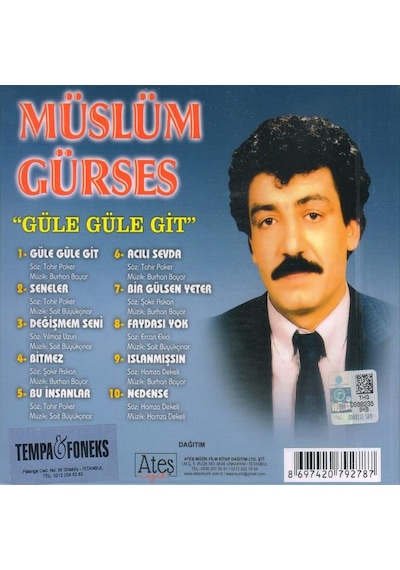 Müslüm Gürses - Güle Güle Git Cd