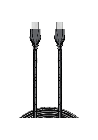 Ttaf T-CHR-02-3 USB-A To USB-C 2.4 A Çelik Zırhlı Şarj Data Aktarım Kablosu
