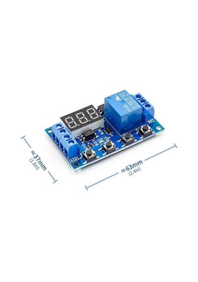 Zaman Gecikmeli Röle Micro Usb 2 Zaman Ayarlı 3 Hane 7 Segment