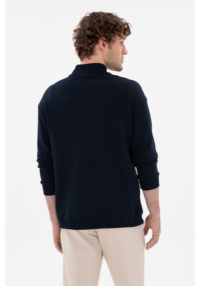 U.S. Polo Assn. Erkek Comfort Fit Yarım Fermuarlı Yaka Lacivert Sweatshirt 50293380-VR033 U.S. Polo Assn. Erkek Comfort Fit Yarım Fermuarlı Yaka Lacivert Sweatshirt 50293380-VR033