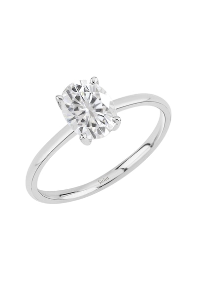 Sirius Oval Beyaz Topaz Taşlı Esila Yüzük 0802r0051