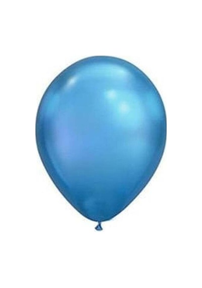 Minik Krom Balon Mavi 20 Adet 418