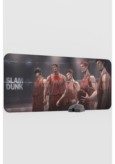 Slam Dunk Anime V1 - 90x40 Xxl Gaming Kauçuk Kaymaz Taban Mouse Pad Fare Altlığı