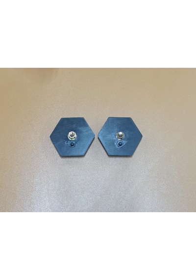 Altıgen Şekilli Sarı Reflektör 6mm Vidalı 2 Adet
