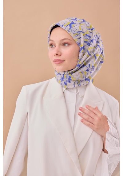 Silk Home Soft Eşarp 73091-11 Gümüş, Morcivert, Asit