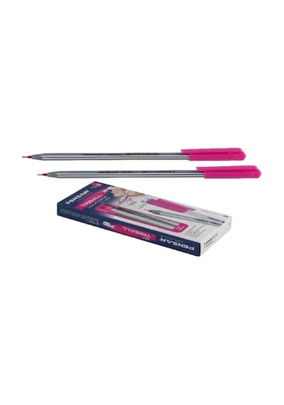 Triball Tükenmez Kalem Violet 1.0 Mm 1003 - 12 Adet Pembe