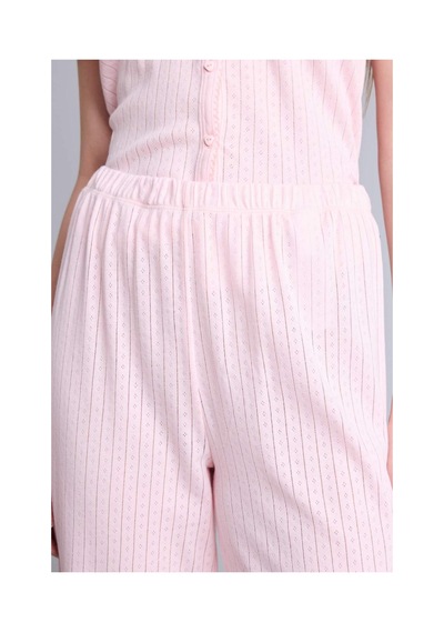 Defacto Regular Fıt Kısa Kollu Ayıcıklı 2li Pembe Pijama Takımı H3709ax26aupn436 Pembe-pn436