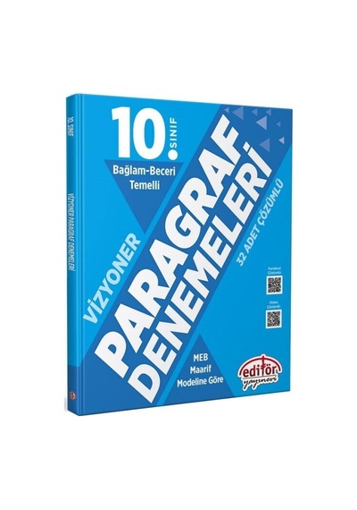 10. Sınıf Paragraf Bağlam Beceri Temelli Denemeleri Editör Yayınları