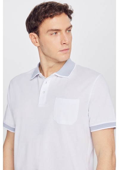 Ac&Co / Altınyıldız Classics Erkek Beyaz-Beyaz Polo Yaka Cepli Regular Fit Bol Kesim Düz Tişört 4A4820200004Bby4XL Beyaz Ac&Co / Altınyıldız Classics Erkek Beyaz-Beyaz Polo Yaka Cepli Regular Fit Bol Kesim Düz Tişört 4A4820200004Bby4XL Beyaz