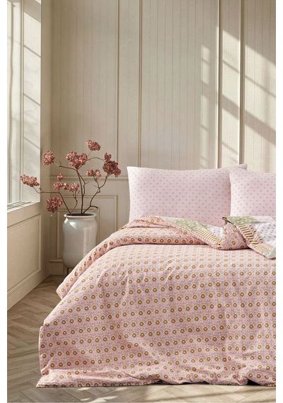 Doqu Home Boho Chic Spring Festıval-nevresim Takımı-tek-upsala Bej