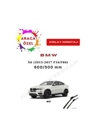 Bmw X6 Silecek 2015-2017 F16/f86