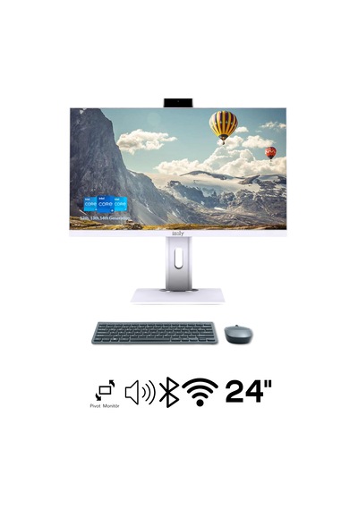 Izoly H701 i7-12700 16 GB 256 GB M.2 NVME SSD 24" FHD Pivot AIO Masaüstü Bilgisayar
