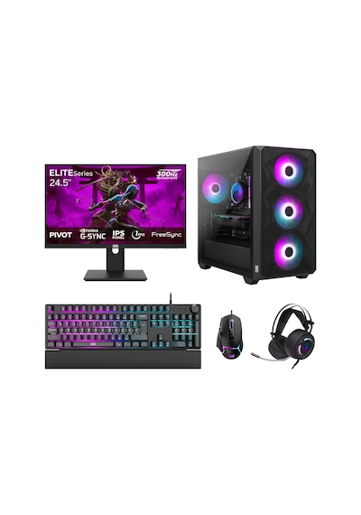 Dragos DRX7744 R5-7600 32 GB 1 TB NVMe 16 GB RTX5060Ti 24.5" Free Dos Masaüstü Oyuncu Bilgisayarı
