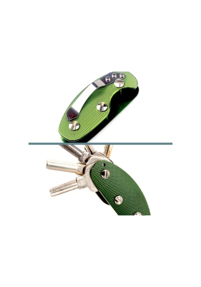 Omeniv Yeşil Metal Eşsiz Anahtarlık Av Balık Olta Kamp Outdoor Çok Renkli