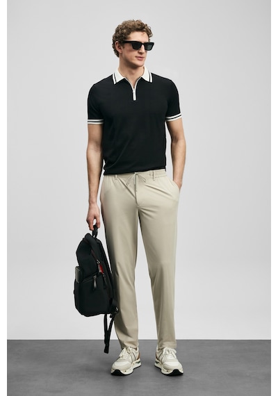 Lufian Calep Smart Erkek Chino Pantolon Slim Fit Bej Bej 111190357100550