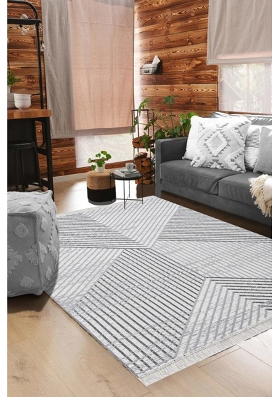 Saraz Halı Bohem Serisi Kilim Gri