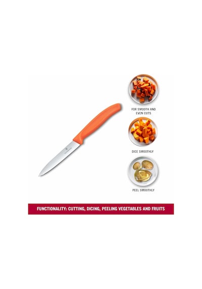 Victorinox 6.7709.c1 Swiss Classic 10cm Düz Soyma Bıçağı Çok Renkli