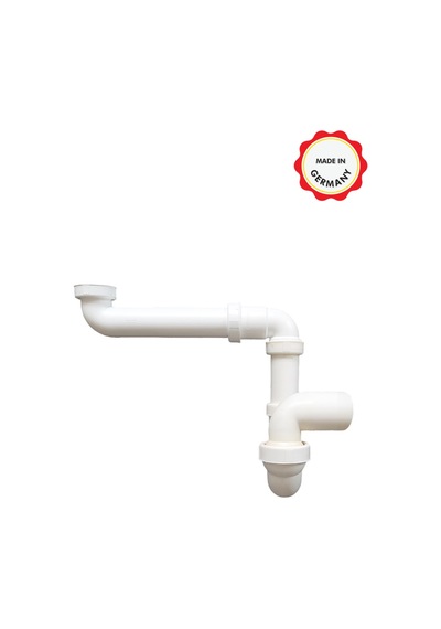 Dallmer Yer Kazandıran Lavabo Sifonu Evye Sifonu 1 1/2'' Bağlantı Ağızlı 50lik Koku Önleyici