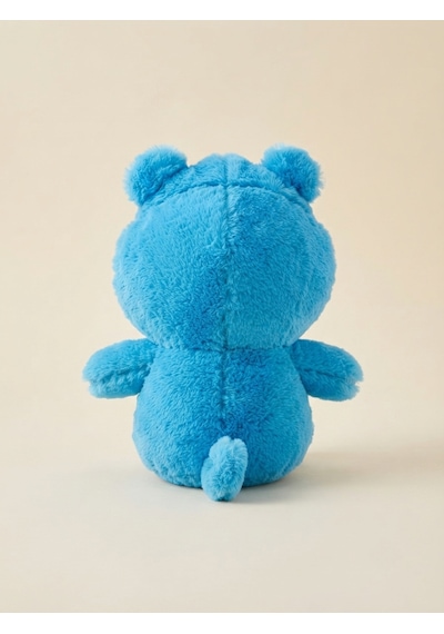 Peluş Şapkalı Kedi 30 Cm-mavi