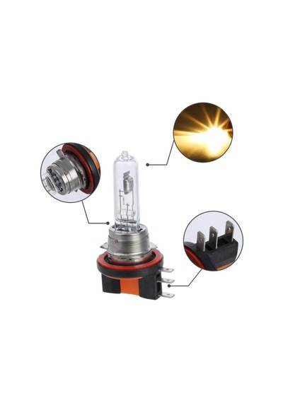 2 Adet H15 15/55w 12 Volt Far Ampulü Geniş Sürüş Vizyonu Çift Dev