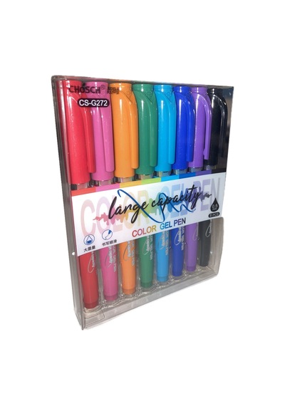 Bafix Jel Kalem Chosch 0.5 Mm 8 Renk 8 Li Cs-g272 Çok Renkli