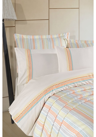 Elart Mellow Modern Çeyiz Paketi 7 Parça 240x250 Cm Tarçın Tarçın