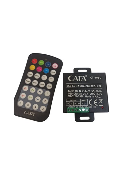 Cata Rgb Led Kumandası 36 Amper Rf Rgb Led Controller