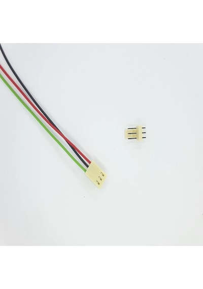 2,54mm 3 Pin 2510 Kablolu Dişi Konnektör + 180D Erkek PCB Tipi 10cm - 0,50mm