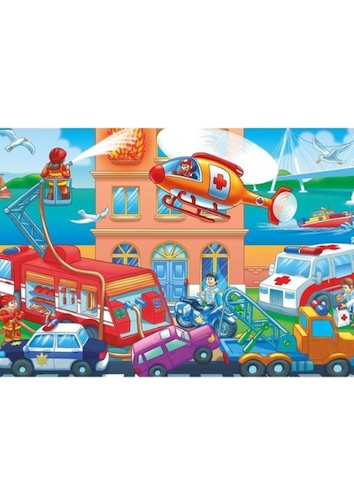 Ks Games 24 Parça Jumbo Puzzle Rescue Missions