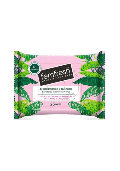 Femfresh Genital Bölge Yıkama İslak Mendil 25'li 12'li Paket