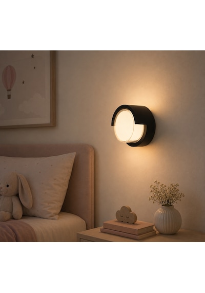 Noas Yl83 5002 Aspendos Led Dekoratif Aplik 15w 3200k Günışığı Siyah