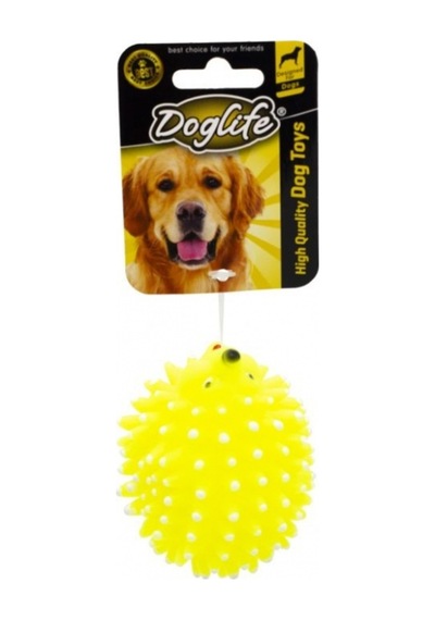 Doglife 201509 Düdüklü Kirpi Köpek Oyun Topu 9 CM