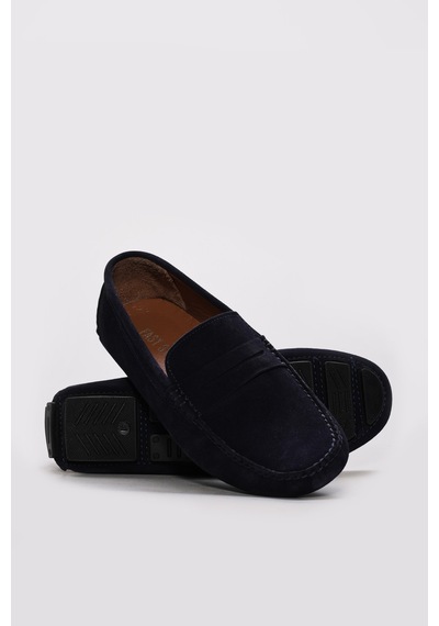 Fast Step Hakiki Deri Erkek Casual Ayakkabı 216mam3 Lacivert
