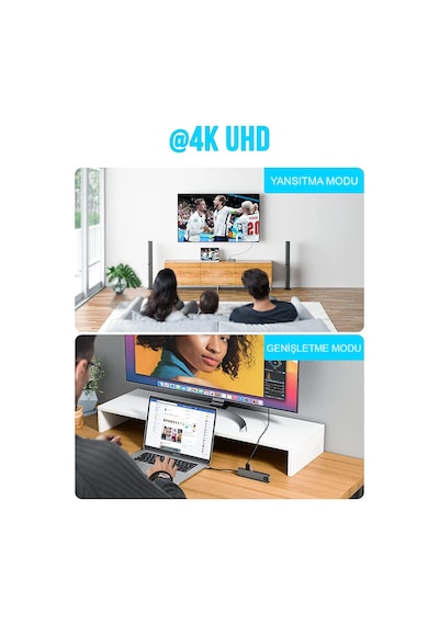 Notebook Laptop Dizüstü Bilgisayarlar İçin Usb Bağlantı İstasyonu Giriş Çoklayıcı Dönüştürücü