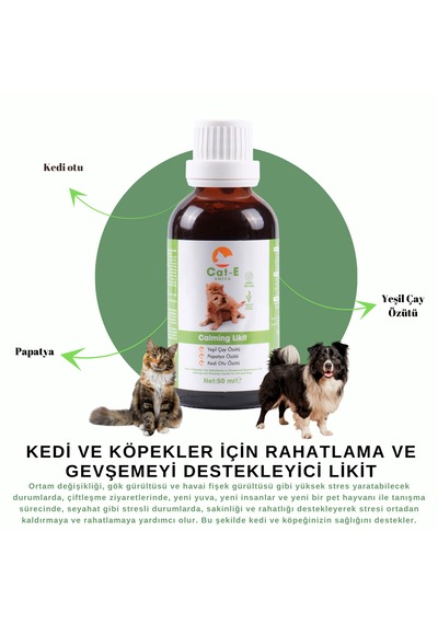 Amica Cat-e Calming Damla Kedi ve Köpekler İçin Gevşemeyi ve Rahatlamayı