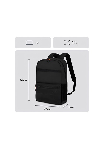 Mack Mcc-1622 16 Pax Line Notebook Sırt Çantası Siyah
