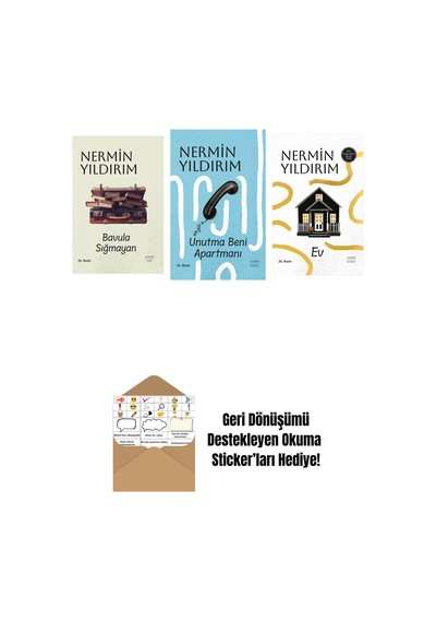 Bavula Sığmayan Ciltli + Unutma Beni Apartmanı Ciltli + Ev Ciltli + Okuma Sticker'ları