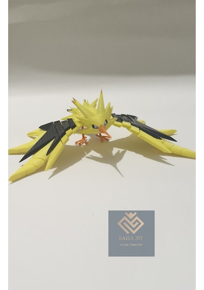 Pokemon Efsanevi Tür Zapdos Figür 25 Cm Hareketli