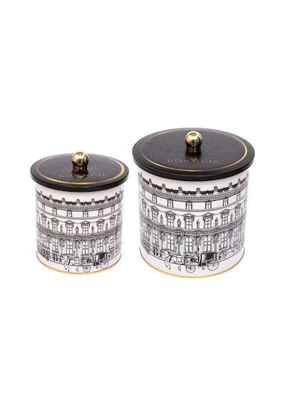 Evle City Topuz Kulplu Saklama Kabı 2'Li Set 17.5 x 18 CM + 14 x 15 CM Çok Renkli
